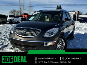 A 7 passenger 2010 Buick Enclave for sale at 306 Deal, used car dealer in Warman, SK.